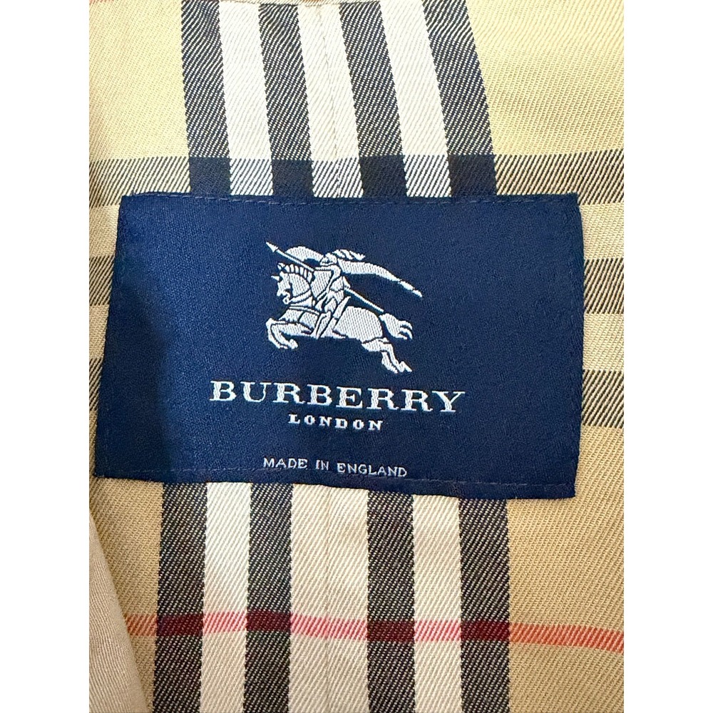 Burberry London Trench Coat Made in England 52 Long - Picture 4 of 12